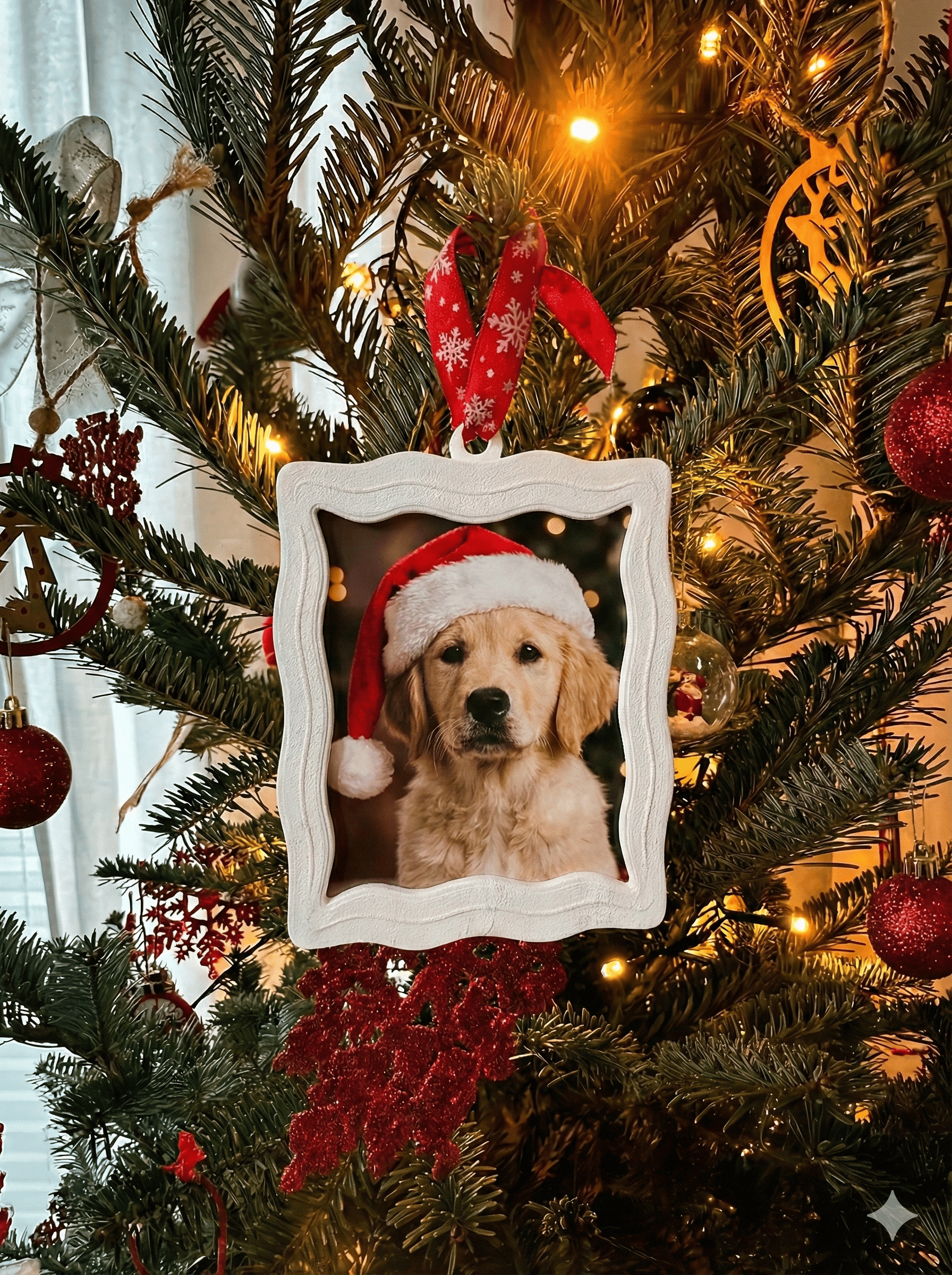 Ornament de Crăciun cu fotografie