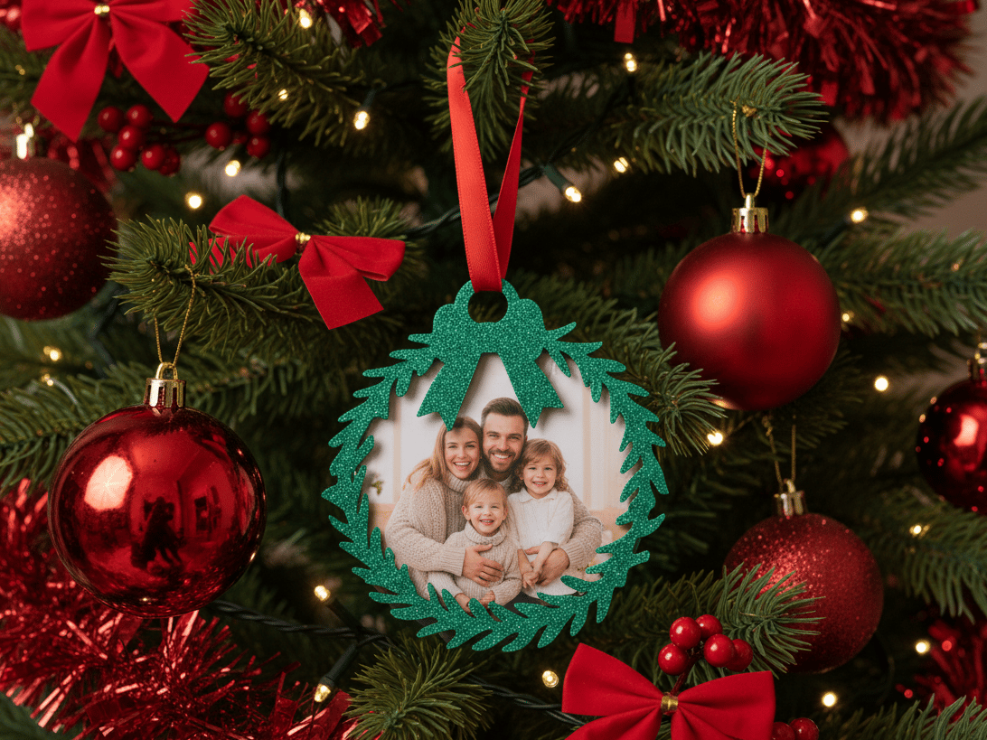 Ornament coroniță cu fotografie