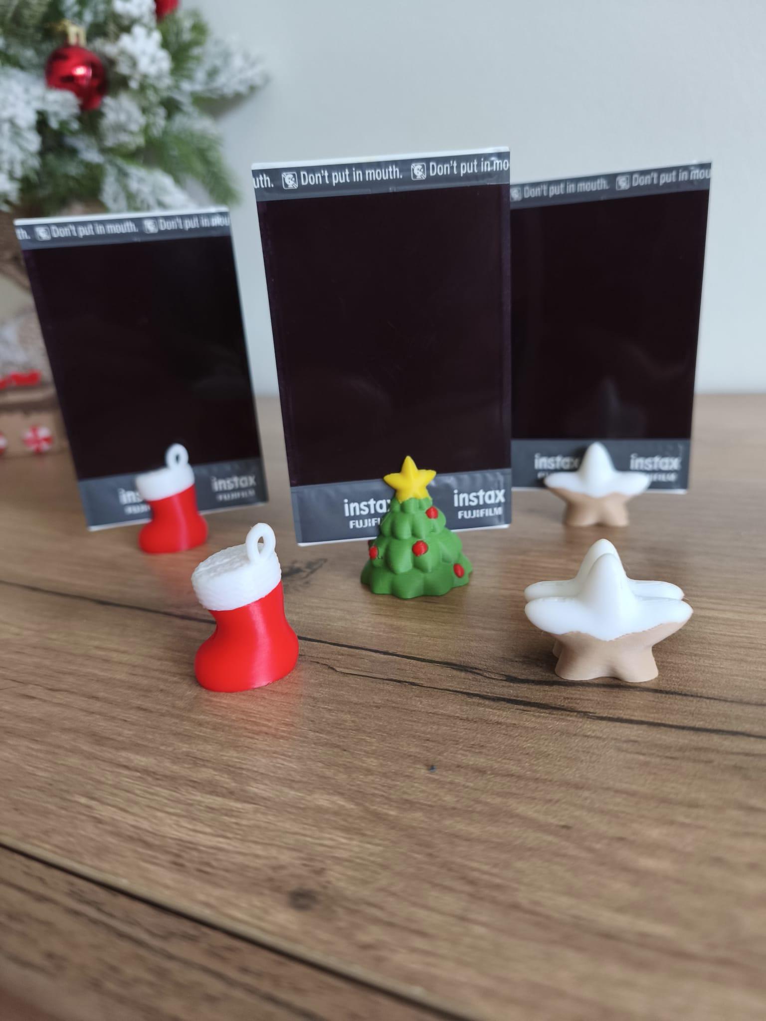 Set 3 suporturi de Crăciun pentru fotografii